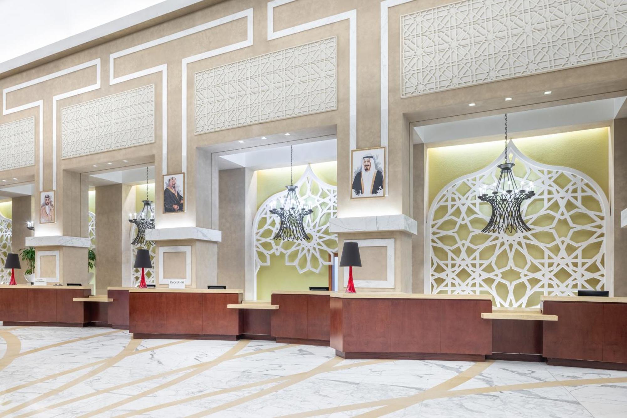 Jabal Omar Marriott Hotel Makkah Mekka Eksteriør billede The lobby of the hotel