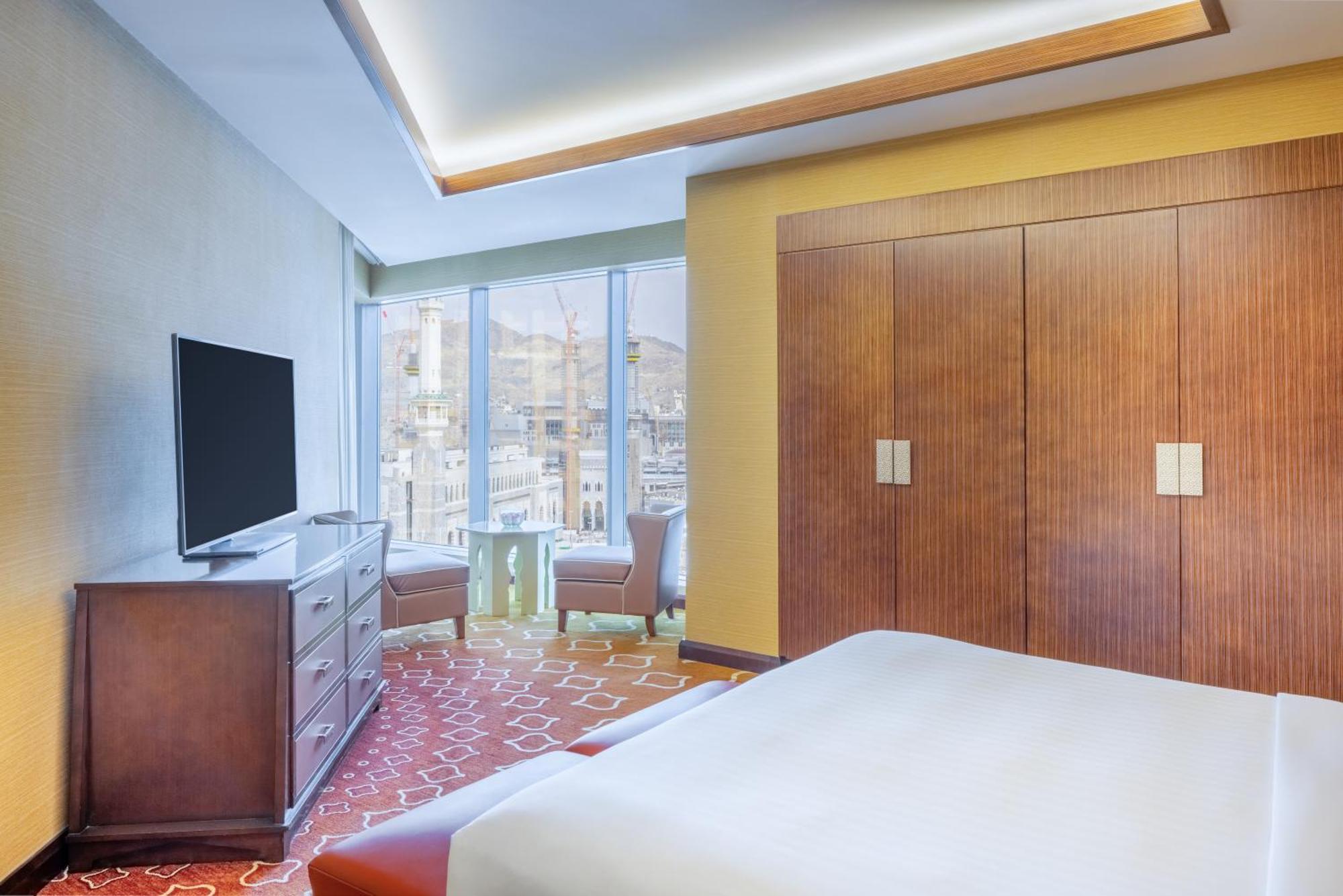 Jabal Omar Marriott Hotel Makkah Mekka Eksteriør billede A bedroom at the hotel